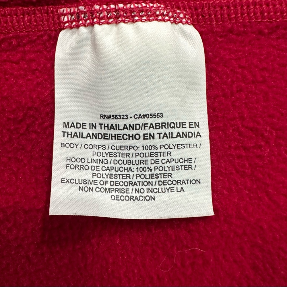 Nike Dri Fit Hoodie Mens Medium Red Pullover Athletic Sweatshirt Swoosh Logo - Picture 4 of 6